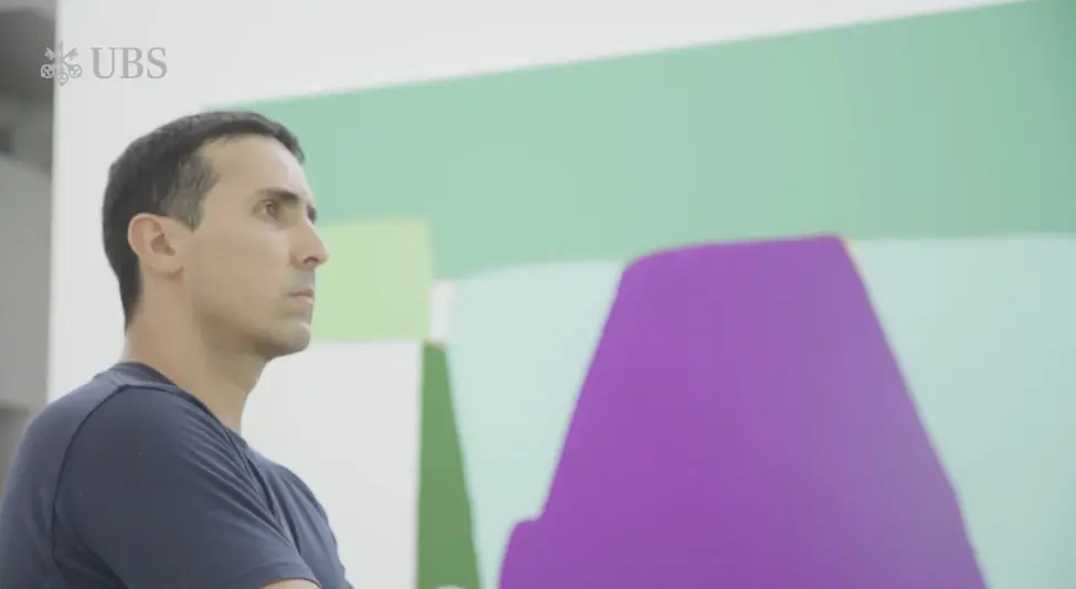 Trabajo de Federico Herrero, en el UBS Lounge, Art Basel