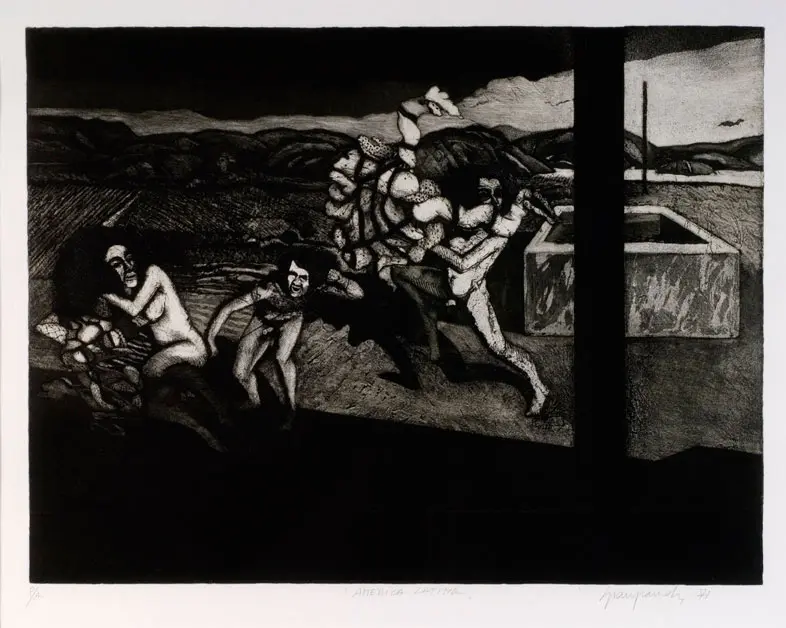 Imagen 1 - Umberto Giangrandi, 18 Bienal Internacional de Grabado de Sarcelles