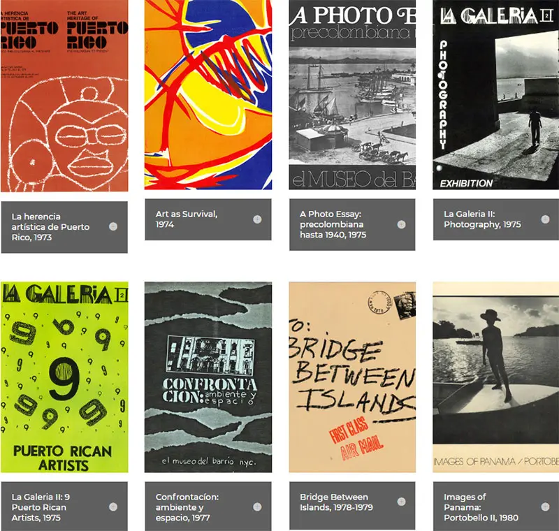 El Museo del Barrio anuncia nuevo archivo en línea de catálogos y folletos de exposiciones