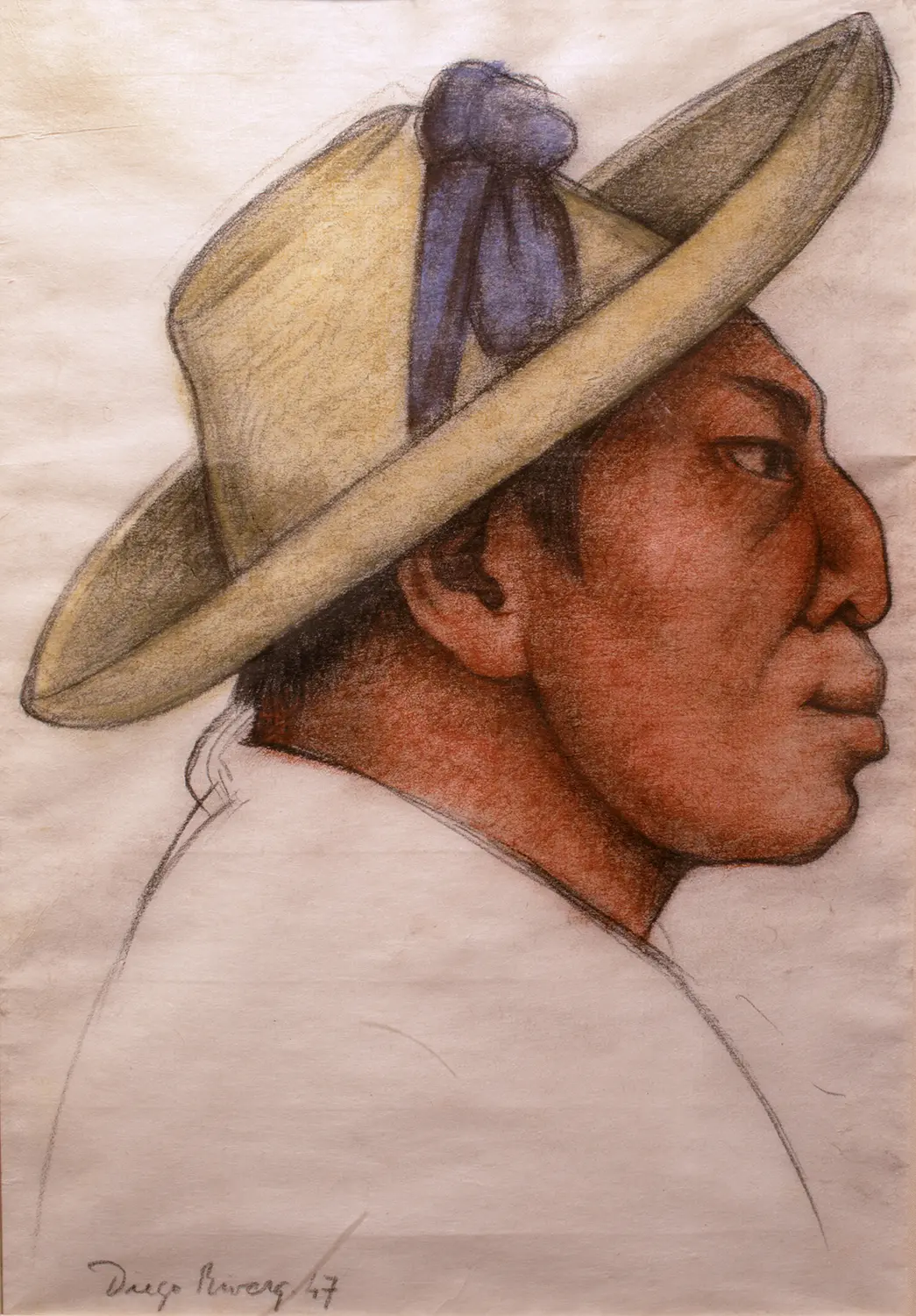 Portrait of a Man in Profile, 1947