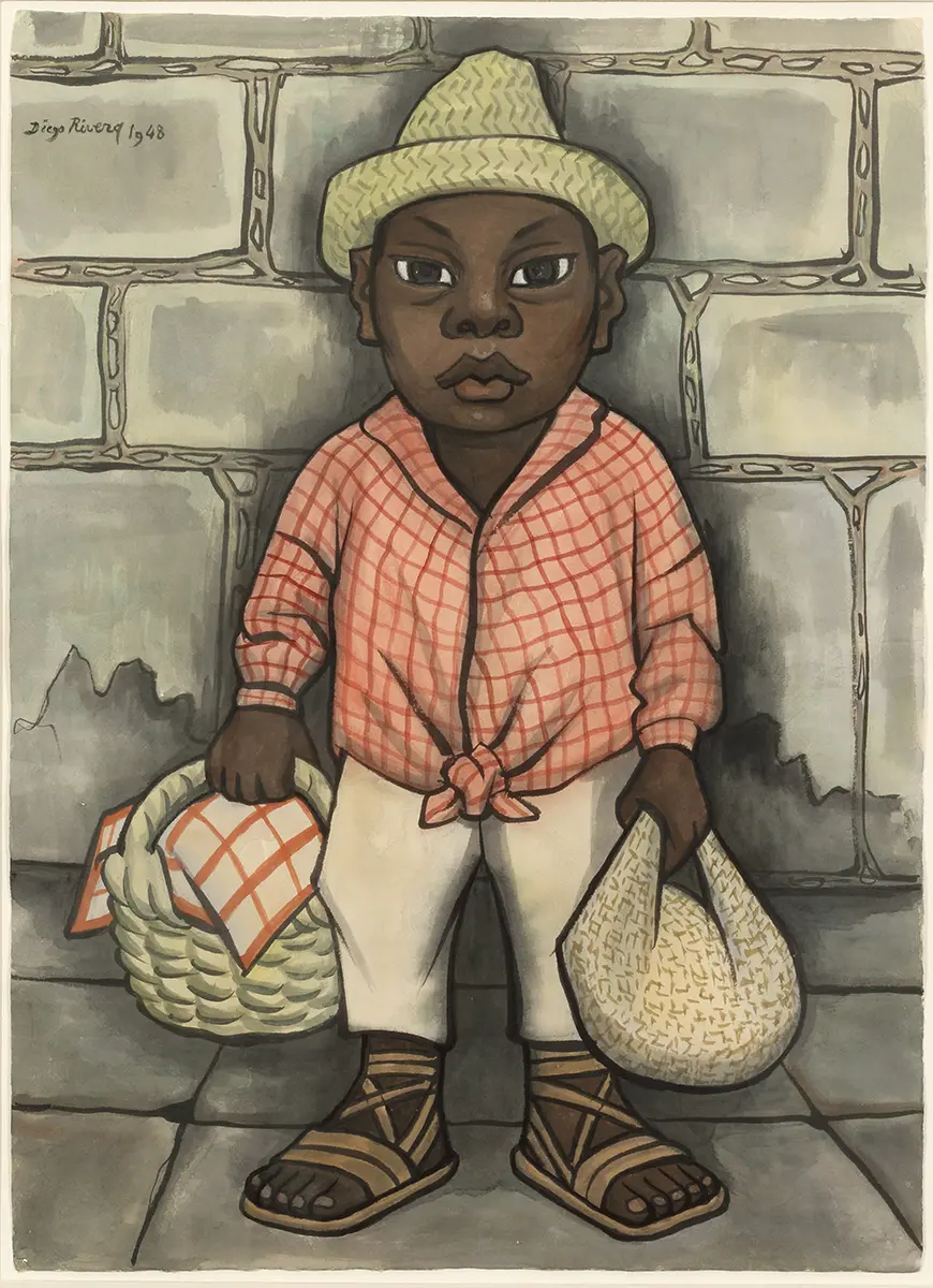 Little Boy with Basket, 1948
