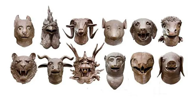 Ai Weiwei: Círculo de animales/Cabezas de zodiaco de bronce se exhibirá en el Jardín de Esculturas de East Hampton
