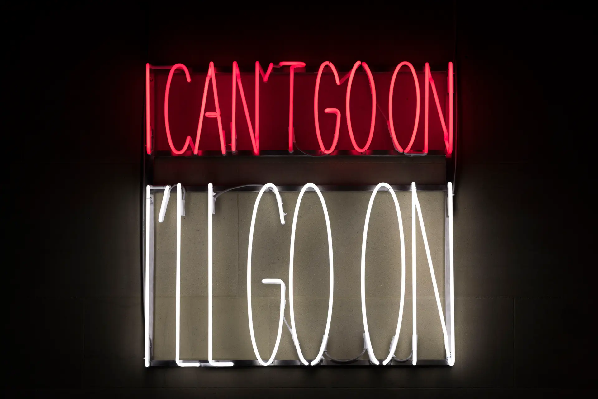I Can't Go On. I'll Go On.