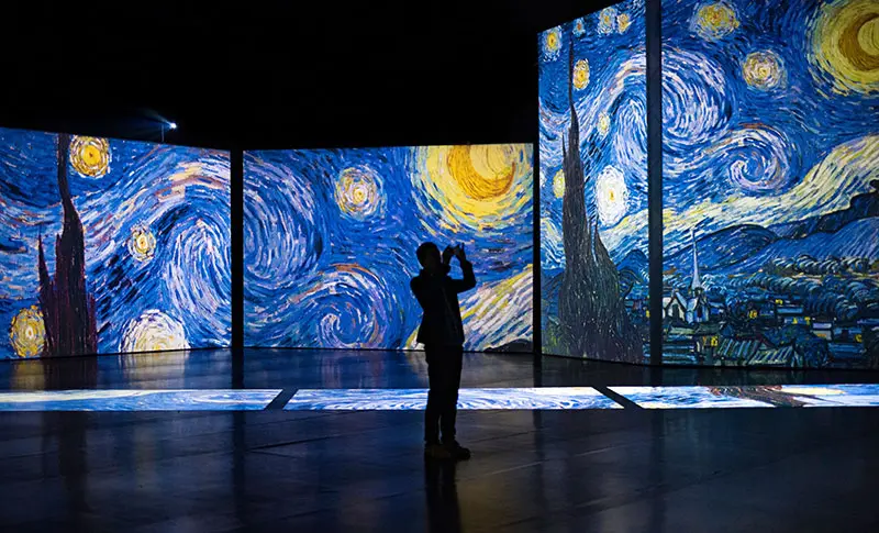 'Van Gogh Alive' en The Dalí en San Petersburgo, Florida