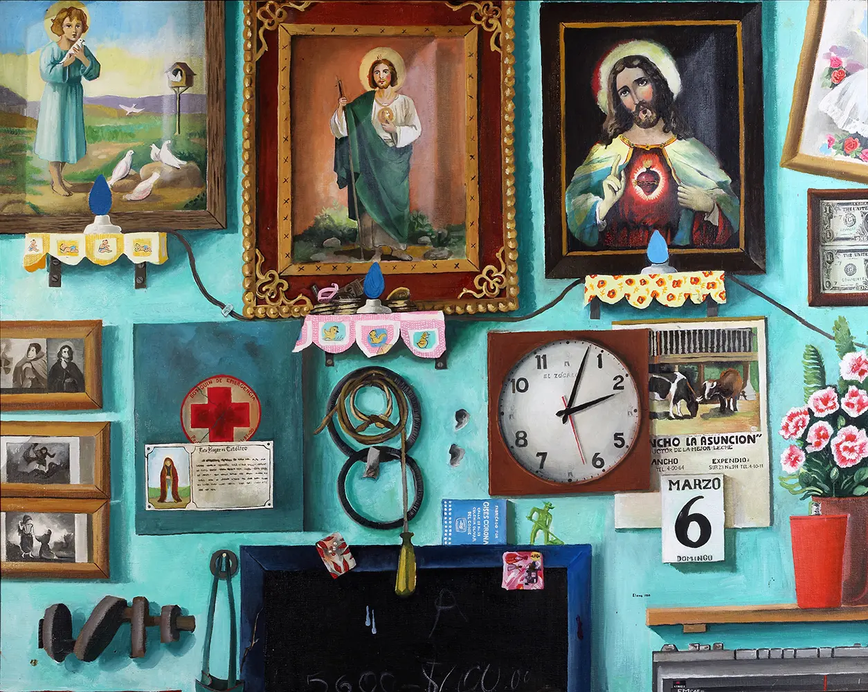 Altar en taller mecánico