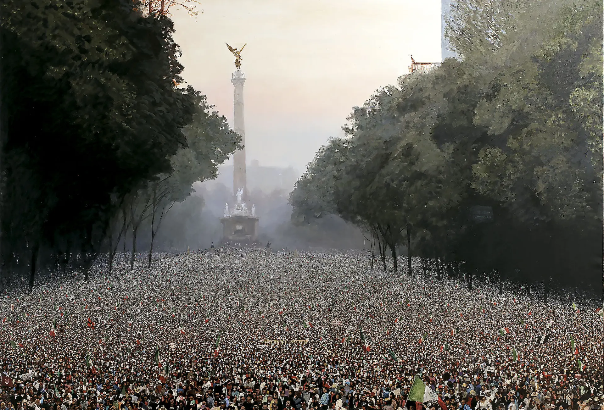 La ciudad de México en el arte. Travesía de ocho siglos. De la utopía a la distopia.