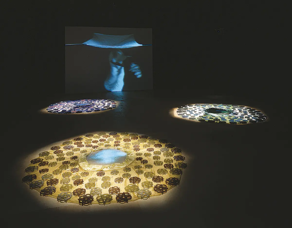 María Magdalena Campos Pons. While the Girls Were Playing, 1999-2000. Mixed media, installation. Variable dimensions.