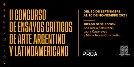 Segundo Concurso de Ensayos Críticos de Arte Argentino y Latinoamericano