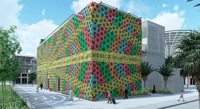 Obra de Betsabée Romero cubre pabellón de México en Expo 2020 Dubái