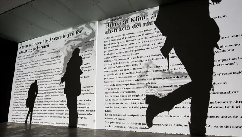 Caudales, una muestra de Rafael Lozano-Hemmer