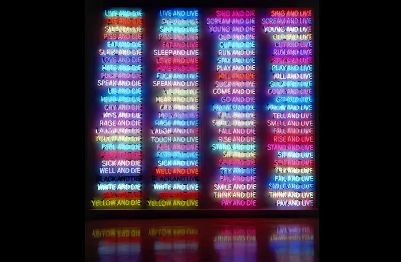 Imagen 1 - Neons Corridors Rooms de Bruce Nauman