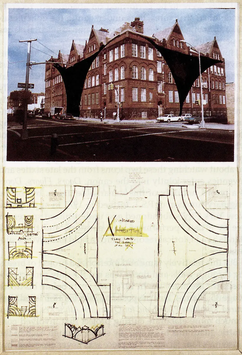 Exposición: Reorganización de la estructura dibujando a través de ella. Retrospectiva de dibujos y recreación de proyectos históricos de Gordon Matta-Clark. — imagen 2