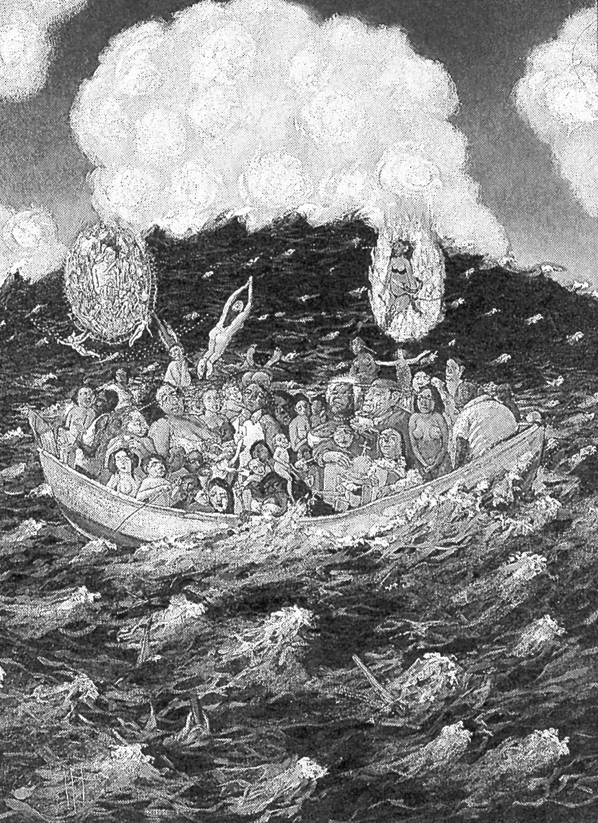 Colectiva: Crosscurrents: Pintura contemporánea de Panamá 1968-1998 — imagen 1