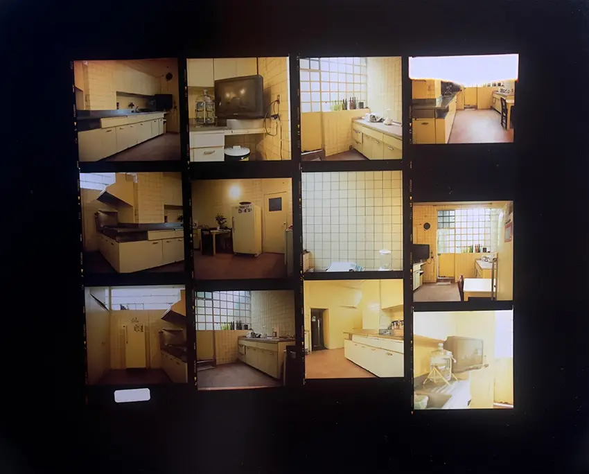  Barragan House Contact #1. Fuji Pro 400 120 Film
