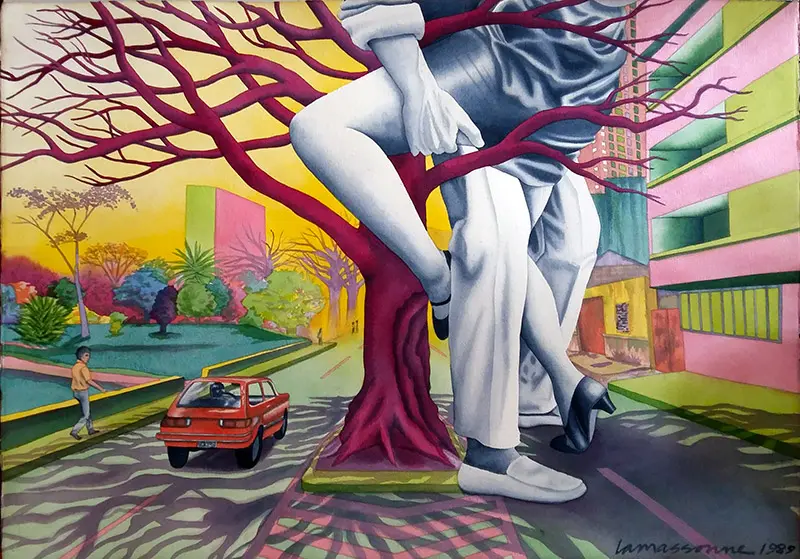 Karen Lamassonne, en el Museo de Arte Moderno de Medellín