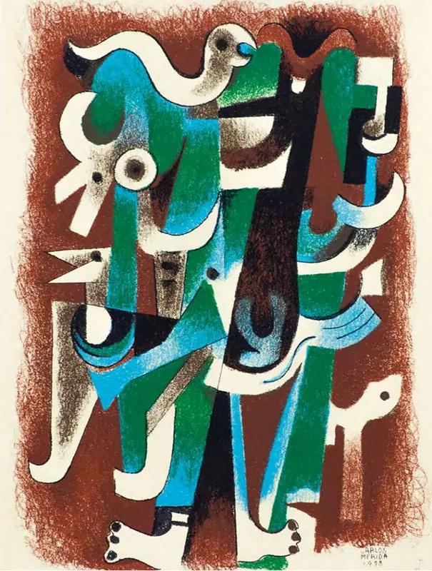 Imagen 1 - Abstracción Americana - Carlos Mérida. Museo Ralli Marbella
