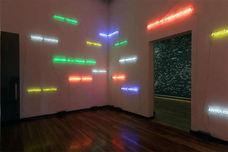 Jorge Méndez Blake: " Proscenios Literarios". Museo de Arte Contemporáneo de Monterrey