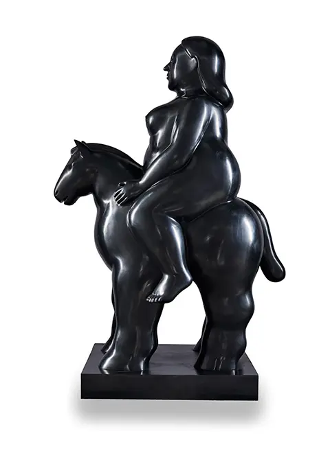 Mujer a caballo