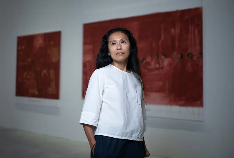Sandra Gamarra recibe la Medalla de Oro al Mérito en las Bellas Artes