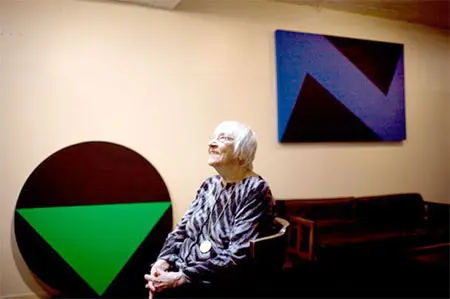 Carmen Herrera exhibition at the Today Art Museum of Beijing