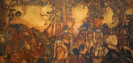 Restauración del Mural de  Camilo Egas