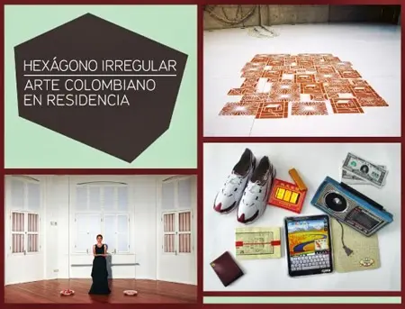 Hexágono Irregular: arte colombiano en residencia