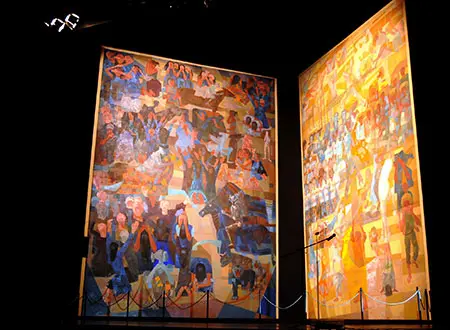 “GUERRA Y PAZ” de Cándido Portinari