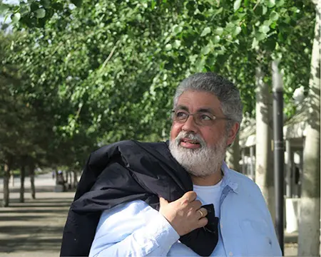 Con Carlos Cruz-Diez, hijo