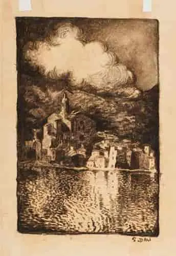 Imagen 1 - Acuarelas y dibujos de la bóveda debuta en el Museo Dalí